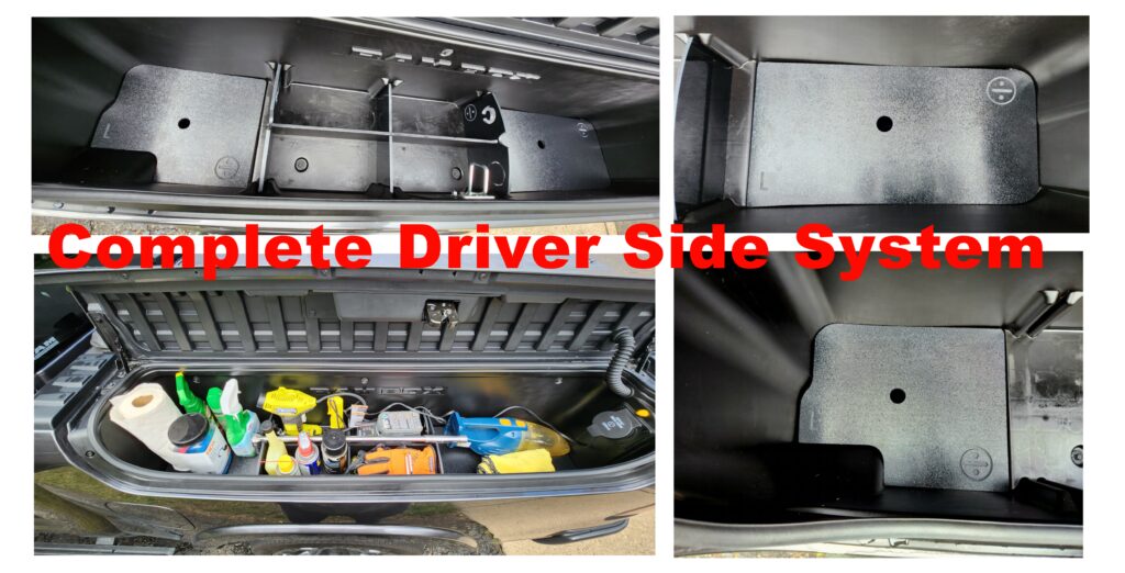 DRIVER SIDE CARGO MANAGEMENT SYSTEM RamBox system